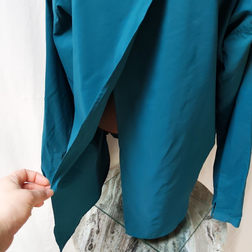 Mountain Hardwear NEW Long sleeve Pro Canyon Popover, Blue, Large